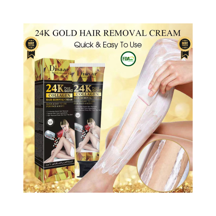 Dissar 24K Hair Remover - 100ml