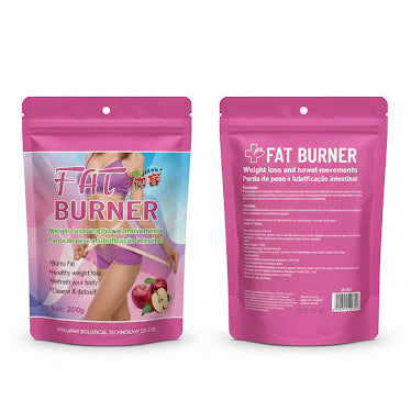 Two packages of 'Fat Burner' on a white background