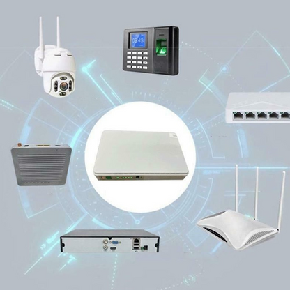 Andowl 12000mAh Mini DC UPS - Router Backup for Load Shedding