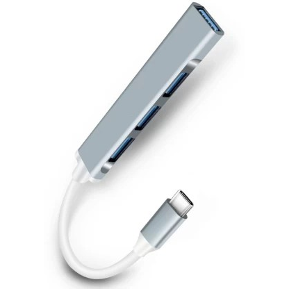 Type-C to USB 3.0 Hub - 4-Port Multi-Interface Adapter
