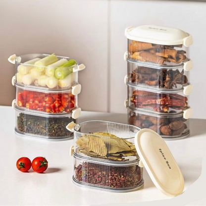 4-Drawer Acrylic Spice Organizer