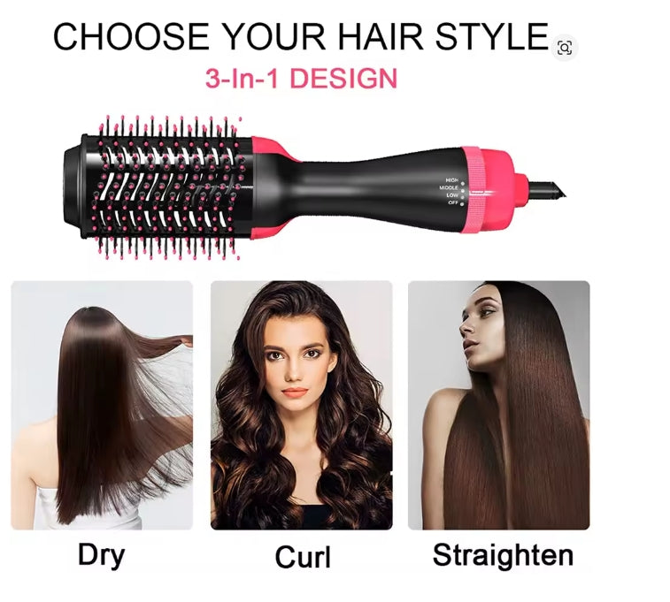 5-in-1 Hot Air Brush & Hair Dryer Volumizer