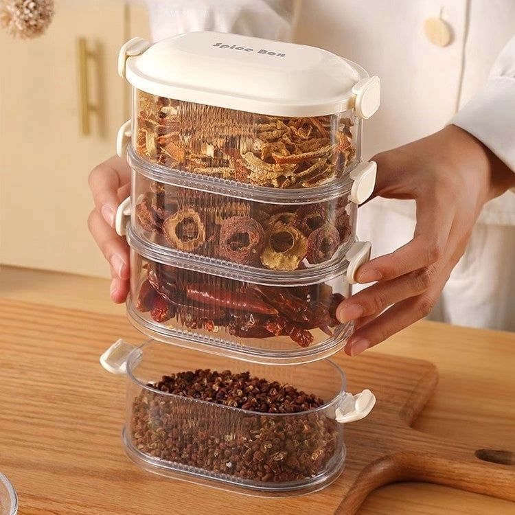 4-Drawer Acrylic Spice Organizer