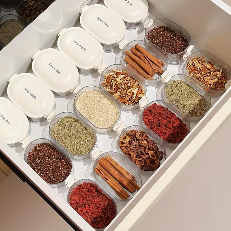 4-Drawer Acrylic Spice Organizer