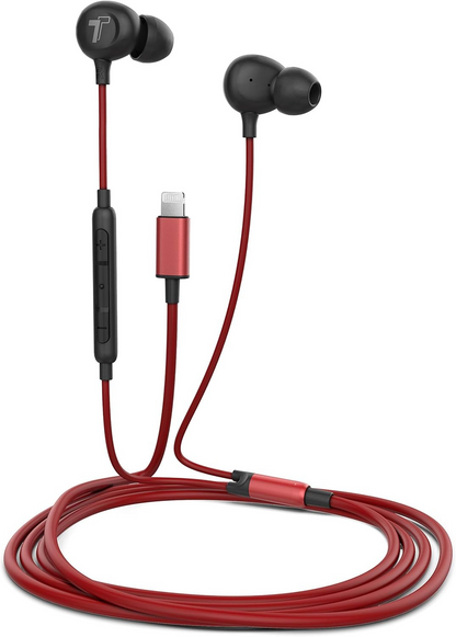 iPhone Lightning Wired Headphones with MFi Certified Connector and Mic