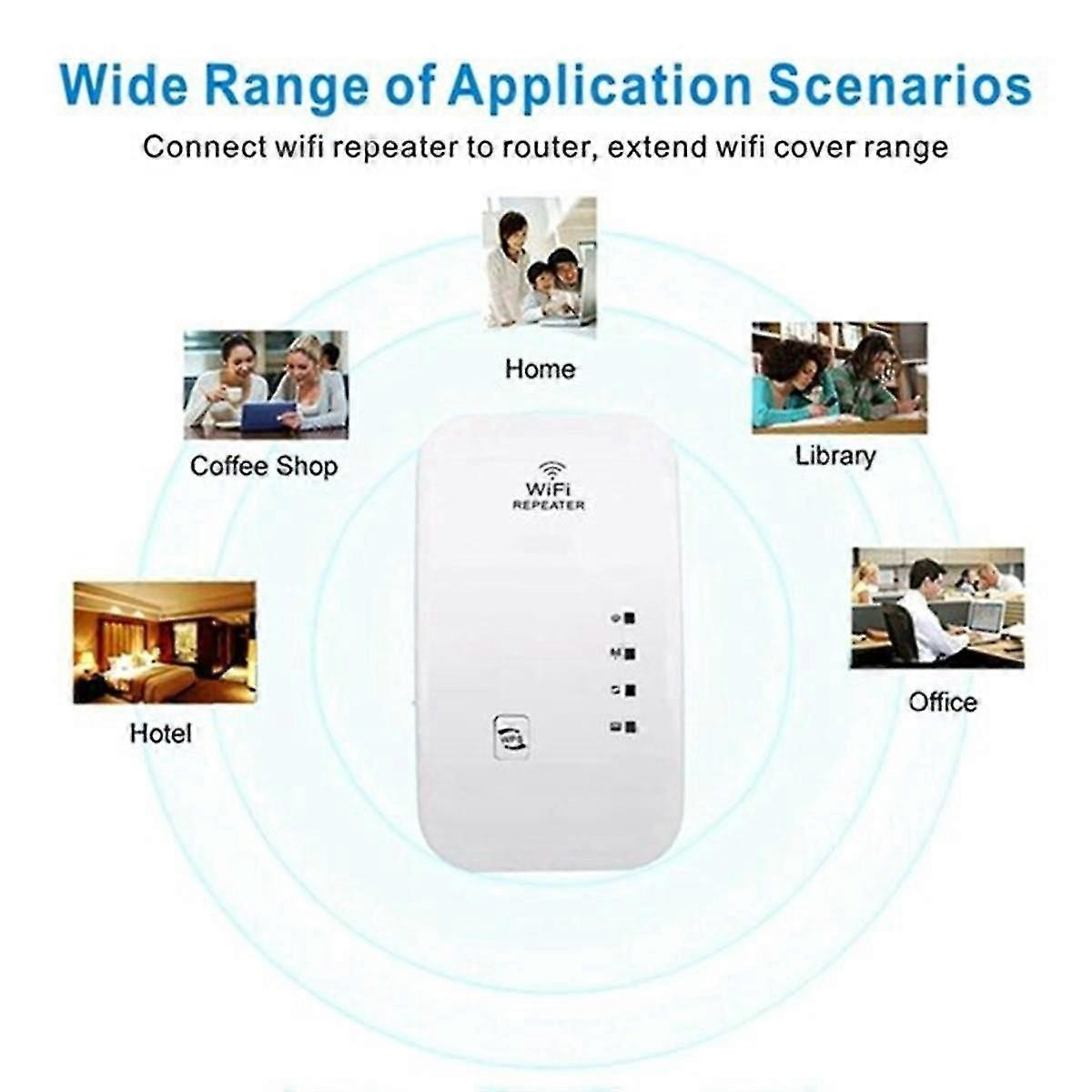 Andowl 900Mbps WiFi Extender - Wireless Range Booster Repeater
